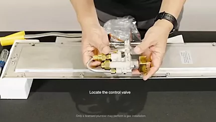 How to Convert an EcoSmart Fire Gas Fireplace from Propane to Natural Gas 1 Locate the control valve