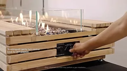 How to Assemble and Operate your Gas Fireplace? 20 Turning the control knob to OFF position to extinguish theflame