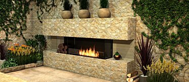 Outdoor Setting - Built-in fireplaces