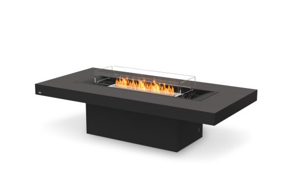 Gin 90 (Chat) Fire Table - Ethanol / Graphite / Optional Fire Screen by EcoSmart Fire