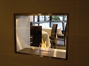 Equinox Restaurant - Firebox 900DB Premium Fireplace by EcoSmart Fire