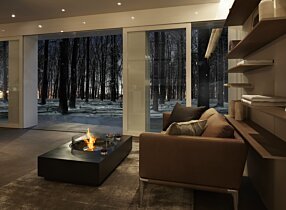 Private Residence - Martini 50 Fire Table by EcoSmart Fire