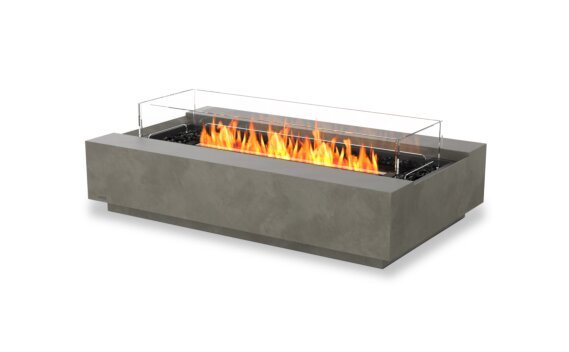Cosmo 50 Fire Table - Ethanol - Black / Natural / Optional Fire Screen by EcoSmart Fire