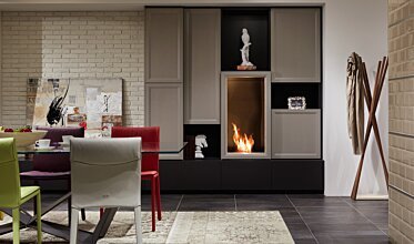 Firebox 450SS Single Sided Fireplace - In-Situ Image by EcoSmart Fire