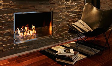Firebox 1000SS Single Sided Fireplace - In-Situ Image by EcoSmart Fire