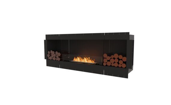 Flex 78SS.BX2 Single Sided - Ethanol / Black / Uninstalled view - Logs not included by EcoSmart Fire
