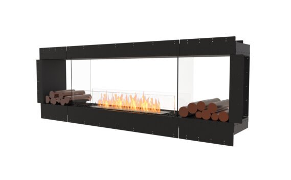 Flex 86DB.BX2 Double Sided - Ethanol / Black / Uninstalled view - Logs not included by EcoSmart Fire