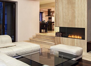 Flex 78LC.BX2 Left Corner - In-Situ Image by EcoSmart Fire