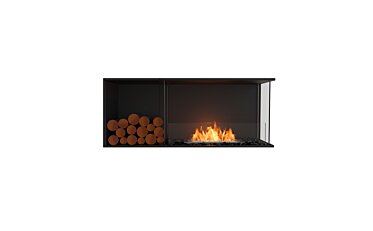 Flex 50RC.BXL Right Corner - Studio Image by EcoSmart Fire
