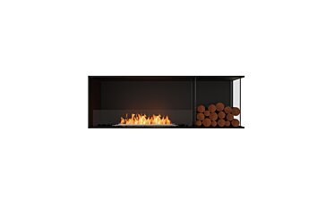 Flex 60RC.BXR Right Corner - Studio Image by EcoSmart Fire