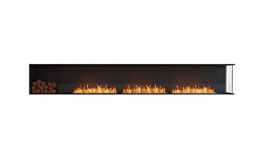 Flex 140RC.BXL Right Corner - Studio Image by EcoSmart Fire