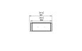 Flex 32RC Right Corner - Technical Drawing / Top by EcoSmart Fire