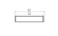 Flex 68LC Left Corner - Technical Drawing / Top by EcoSmart Fire