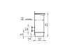 Firebox 650SS Single Sided Fireplace - Technical Drawing / Side by EcoSmart Fire