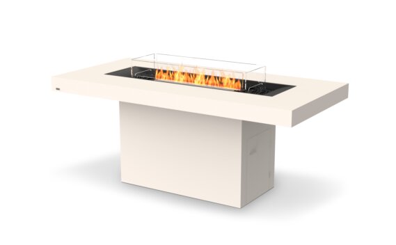 Gin 90 (Bar) Fire Table - Ethanol - Black / Bone / Optional Fire Screen by EcoSmart Fire