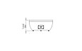Pod 30 Fire Pit - Technical Drawing / Front by EcoSmart Fire