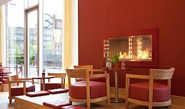 Vapiano - Built-in fireplaces