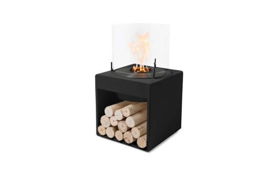 Pop 8L Designer Fireplace - Ethanol - Black / Black by EcoSmart Fire