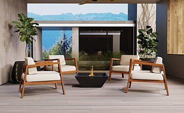 Nova 600 Fire Pit - In-Situ Image by EcoSmart Fire